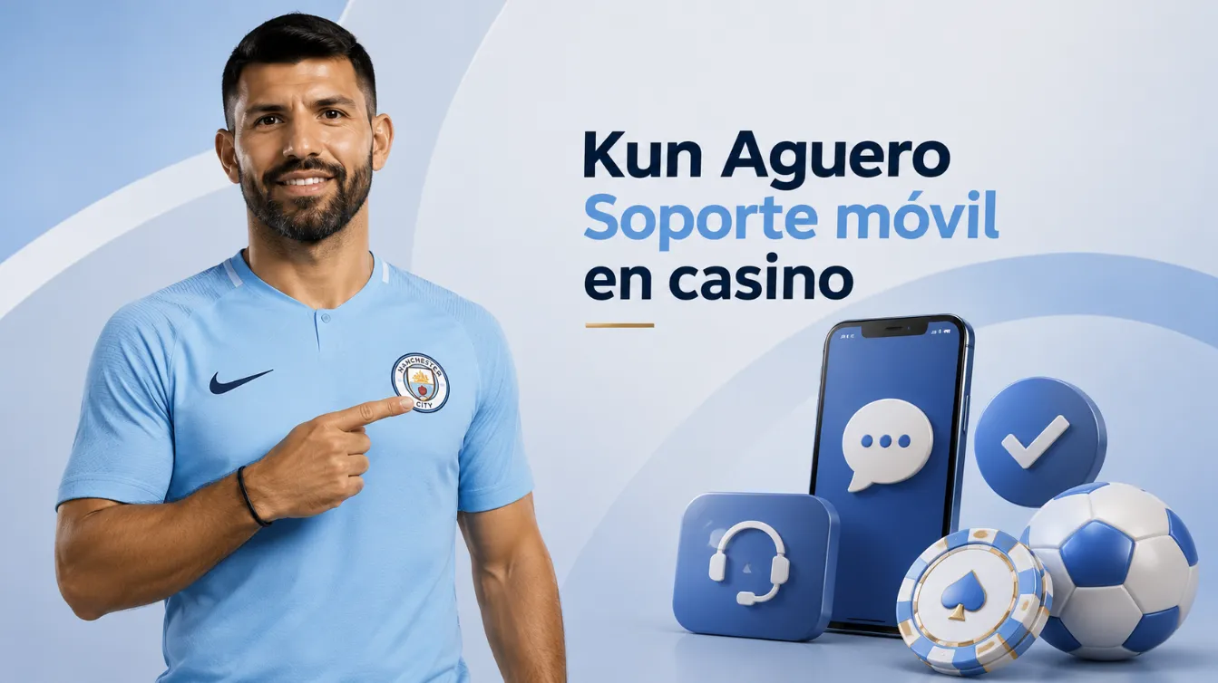 Soporte y experiencia móvil en casino del Kun Aguero oficial